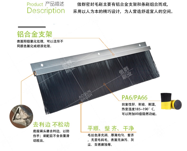 门下密封毛刷条